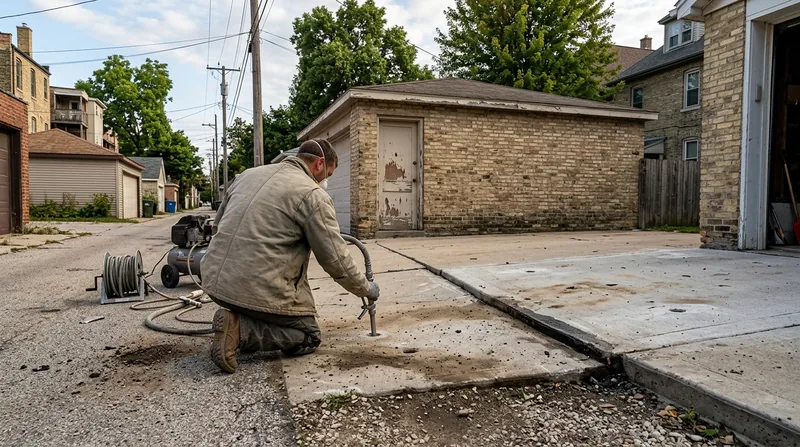 Concrete Leveling & Slab Lifting Milwaukee